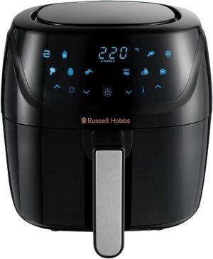 Russell Hobbs 4L Rapid Digital Air Fryer [7 Cooking Functions |10 Programs] Rapid Air Technology, Energy Saving, Max temp 220°C, Easy clean, Touch screen, Grill, Bake, Roast, Reheat, Frozen 27160