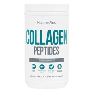 NaturesPlus Collagen Peptides Powder Berry Lemonade - Sustainable Hydrolysed Collagen Supplement, 6 Major Types of Collagen - Non-GMO, Gluten Free - 322 g