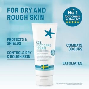 CCS Professional Foot Care Cream, 175 ml (Pack of 1) | Moisturise, Protect Dry, Callused Feet | 10% Urea, Eucalyptus Oil | Clinically Tested | Suitable for Diabetics