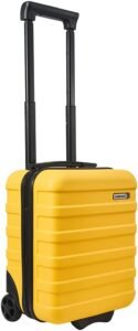 Cabin Max Anode 24L TwinWheel 40x30x20cm Wizz Air Easyjet Underseat Cabin Trolley Case (Tuscan Yellow 40 x 30 x 20)