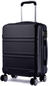 Kono Fashion Hand Luggage Lightweight ABS Hard Shell Trolley Travel Suitcase