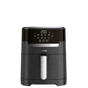 Tefal Easy Fry Precision 2-in-1 Digital Air Fryer and Grill 4.2 Litre Capacity 8 Programs inc Dehydrator Black EY5058, 1550W
