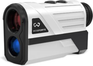 Wosports Golf Rangefinder, 800 Yards Laser Distance Finder with Slope, Flag-Lock with Vibration Distance/Speed/Angle Measurement, Upgraded Battery Cover
