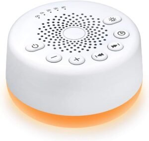 Easysleep Sound Machine White Noise Machine for Baby Adults Kids Sleeping with Night Light 25 Soothing Sounds 32 Volume 5 Timer Memory Function for Home Office Travel