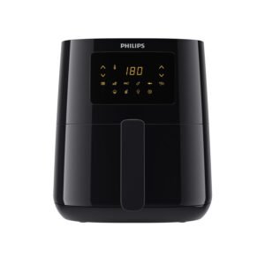 Philips Airfryer 3000 Series L, 4.1L (0.8Kg), 13-in-1 Airfryer, 90% Less Fat with Rapid Air Technology, Digital Display, HomeID Recipe App, Black (HD9252/91)