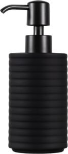 Luxspire Soap Dispenser, 360ml Sink Dish Soap Dispenser Hand Wash Dispenser Liquid Soap Dispenser Container Refillable Kitchen Soap Dispenser Shampoo Shower Dispenser for Bathroom Laundry, matte Black