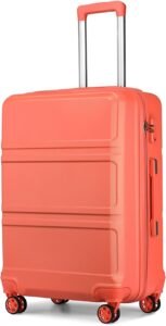 Kono Fashion Hand Luggage Lightweight ABS Hard Shell Trolley Travel Suitcase