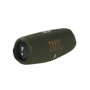 JBL Charge 5 Portable Speaker, Built-In Powerbank, Powerful JBL Pro Sound, Dual Bass Radiators, 20H of Battery, IP67 Waterproof and Dustproof, Wireless Streaming, Dual Connect - Green, JBLCHARGE5GRN