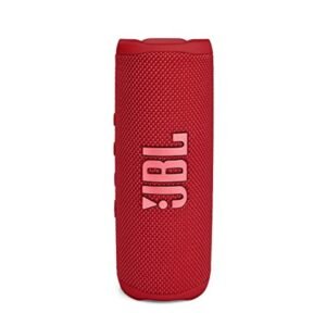JBL Flip 6 Portable IP67 Waterproof Speaker with Bold JBL Original Pro Sound, 2-Way Speaker, Powerful Sound and Deep Bass, 12 Hours Battery, Safe USB-C Charging Protection - Red, JBLFLIP6RED