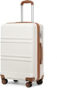 Kono Fashion Hand Luggage Lightweight ABS Hard Shell Trolley Travel Suitcase