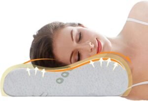 Ecosafeter 2024 New Upgrade Memory Foam Pillow- Cervical Orthopedic Deep Sleep Neck Pillow, Prime Supportive Washable Hypoallergenic Pillow