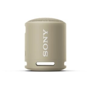 Sony SRS-XB13 Wireless Extra Bass Portable Compact Bluetooth Speaker with 16 Hours Battery Life, Type-C, IP67 Waterproof, Dustproof,Speaker with Mic, Loud Audio for Phone Calls/Work from Home, Beige