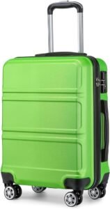Kono Fashion Hand Luggage Lightweight ABS Hard Shell Trolley Travel Suitcase