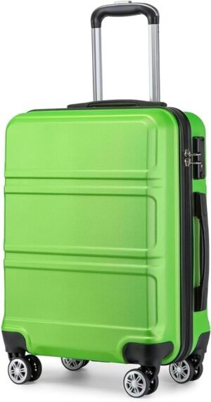 Kono Fashion Hand Luggage Lightweight ABS Hard Shell Trolley Travel Suitcase