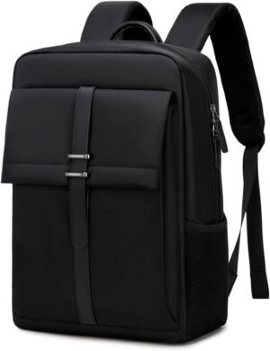 Dobaly Laptop Backpack 15.6 Inch Travel Backpack Laptop Rucksack, Water Resistant College School Backpack Business Work Bag for Men and Women - Black
