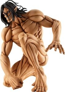 XESAGSNV Attack on Titan Statue PVC Collectible Gift Statue Anime Model Decoration (Proto-Giant)