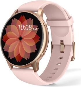 Smart Watch for Women, 1.32'' Touch Display Fitness Tracker Watch with Female Health Tracking/Spo2/Heart Rate/Sleep Monitor/IP68 Waterproof Outdoor Sports Step Counter Watches for Android iPhone
