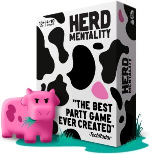 Herd Mentality: Udderly Hilarious Board Game | Easy Setup & Play | Loved By Millions of Families & Friends | Perfect for 4-20 Players