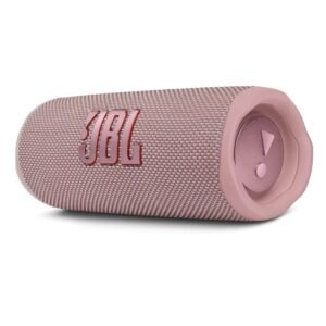 JBL Flip 6 Bluetooth Box in Pink - Waterproof Portable Speaker with 2-Way Speaker System for Powerful Sound - Up to 12 Hours of Wireless Music Play.