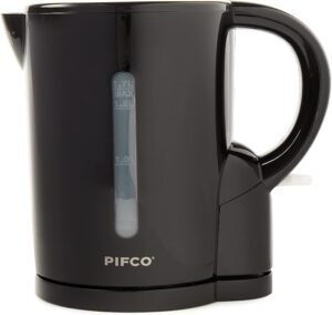 PIFCO 1.7L Black Kettle - Cordless Design, Perfect for Kitchens, Office, or University, Fast Boil Appliance for Daily Use, Compact and Affordable Electric Kettle