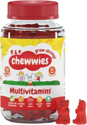 Multivitamins - Chewable Gummies- Vegan, Vegetarian, Halal, Sugar Free & Gluten Free, Non-GMO - for Adults and Children Packed with Essential Vitamins and micronutrients by Chewwies Vitamins