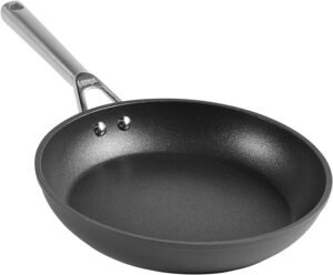 ZEROSTICK Premium Cookware 26cm Frying Pan, Long Lasting, Non-Stick Hard Anodised Aluminium, Induction Compatible, Oven Safe to 260?C, Grey, C30026UK