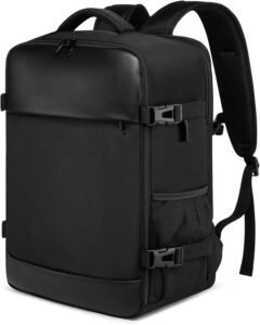 YCFAN for Ryanair Cabin Bags 40x20x25 Underseat Cabin Bag, Small Travel Backpack for Travelling Fit 15.6 Laptop, Carry On Hand Luggage Bag Cabin Backpack with Cable Port