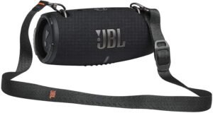 JBL Xtreme 3 Portable Waterproof Speaker with Massive JBL Original Pro Sound, Immersive Deep Bass, 15H Battery, Built-In Charger, PartyBoost Enabled, Easy-to-Carry Strap - Black, JBLXTREME3BLKUK