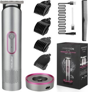 PRITECH Bikini Trimmer Women Wet & Dry Electric Lady Shavers for women Rechargeable Pubic Hair Trimmer Women, Women Razor&Shaver for Underarm Legs Pubic Hair with Standing Recharge Dock