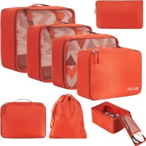 BAGAIL Packing Cubes for Suitcase 8 Set, Lightweight Luggage Packing Organizers Packing Cubes for Travel Accessories