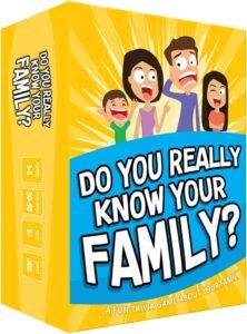 Do You Really Know Your Family? A Fun Family Game Filled with Conversation Starters and Challenges - Great for Kids, Teens and Adults