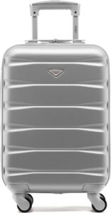 Flight Knight Lightweight 4 Wheel ABS Hard Case Suitcases Cabin Carry On Hand Luggage Approved for Over 100 Airlines Including easyJet, British Airways, RyanAir, Virgin Atlantic, Emirates & Many More