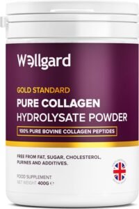 Collagen Powder, Gold Standard Bovine Collagen Peptides Powder by Wellgard - High Levels of The 8 Essential Amino Acids, Collagen Supplements, Halal & Kosher, Made in UK