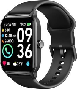 Smart Watch for Women(Answer/Make Calls), Alexa Built-in, 1.8" Fitness Watch with 24H Heart Rate/Sleep/Blood Oxygen Monitor, IP68 Waterproof, 100+ Sports, Ladies Smartwatch for iOS Android