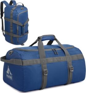 G4Free 45L Large Sports Bag & Travel Bag for Men and Women with Shoe Compartment & Wet Compartment/Training Bag & Gym Bag & School Sports Bag/for School & Sports & Fitness & Travel
