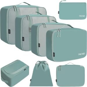 BAGAIL Packing Cubes for Suitcase 8 Set, Lightweight Luggage Packing Organizers Packing Cubes for Travel Accessories