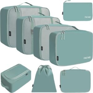 BAGAIL Packing Cubes for Suitcase 8 Set, Lightweight Luggage Packing Organizers Packing Cubes for Travel Accessories