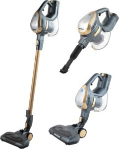 Beldray BEL01194 Opti-Air Vacuum Cleaner - Cordless Stick Vac, LED Display, 29.6V Brushless Motor, 1.2L Capacity, 2 Speeds, Suction 15-25 kPa, 30 Minute Runtime, Crevice/Brush Tool Included, 220W