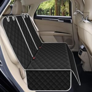 Alfheim Dog Car Seat Covers, Waterproof and Nonslip Back Seat, Scratchproof Durable Washable Back Seat Protector Universal for Car, Trucks, SUV