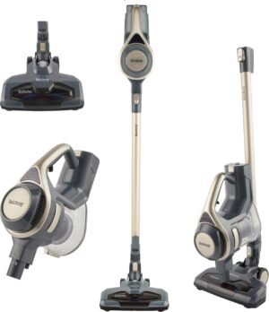 Beldray BEL0776TT Titanium Airgility Cordless Vacuum Cleaner – Converts To A Handheld Unit, 1.2L Dust Capacity, Rechargeable 22.2V Battery, 40 Minutes Run Time, Lightweight, Includes Spare HEPA Filter