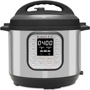 Instant Pot 60 Duo 7-in-1 Smart Cooker, 5.7L - Pressure/Slow/Rice Cooker, Saut? Pan, Yoghurt Maker, Steamer and Food Warmer, Brushed Stainless Steel