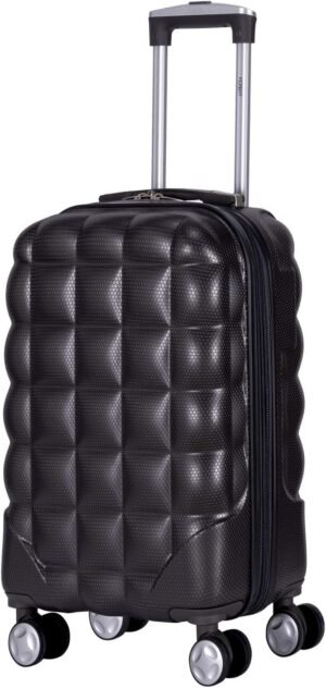 Flight Knight Bubble Suitcase Ryanair easyJet Jet2 Approved 55x35x20cm Hardcase Cabin Luggage Carry On Hand Luggage