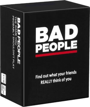 BAD PEOPLE Party Game - Find Out What Your Friends Really Think of You - Hilarious Adult Card Game for Fun Parties and Board Games Night with your Group
