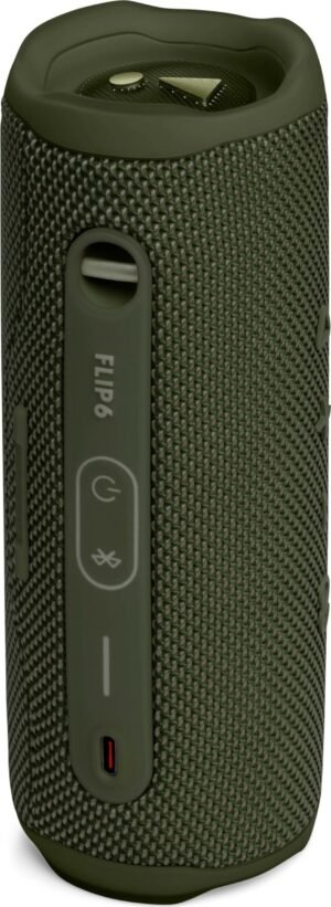 JBL Flip 6 Portable Bluetooth Speaker with 2-way speaker system and powerful JBL Original Pro Sound, up to 12 hours of playtime, in green, JBLFLIP6GREN