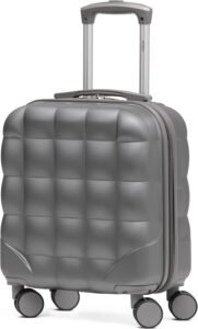 Flight Knight Bubble Suitcase - Ryanair easyJet Jet2 Approved - 8 Wheel Carry Cabin Hardcase 45x36x20cm