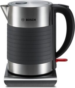 Bosch TWK7S05GB Silicone Kettle, Stainless Steel