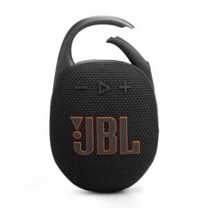 JBL Clip 5 Ultra-portable waterproof speaker with AURACAST (Connect multiple speaker), Powerful Audio, Dustproof, Wireless Bluetooth Streaming, 12 Hours of Playtime,Black