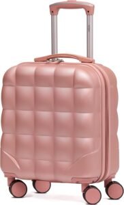 Flight Knight Bubble Suitcase - Ryanair easyJet Jet2 Approved - 8 Wheel Carry Cabin Hardcase 45x36x20cm