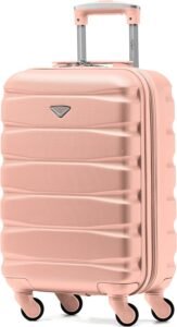 Flight Knight Lightweight 4 Wheel ABS Hard Case Suitcases Cabin Carry On Hand Luggage Approved for Over 100 Airlines Including easyJet, British Airways, RyanAir, Virgin Atlantic, Emirates & Many More