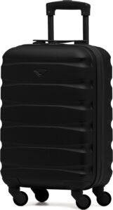 Flight Knight Lightweight 4 Wheel ABS Hard Case Suitcases Cabin Carry On Hand Luggage Approved for Over 100 Airlines Including easyJet, British Airways, RyanAir, Virgin Atlantic, Emirates & Many More